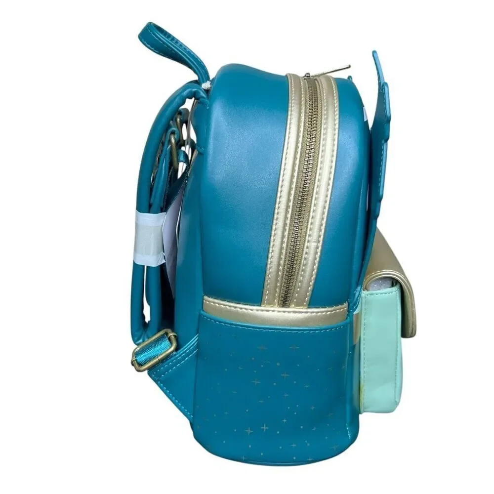 NEW Loungefly Harry Potter Golden Hogwarts Castle Mini Backpack